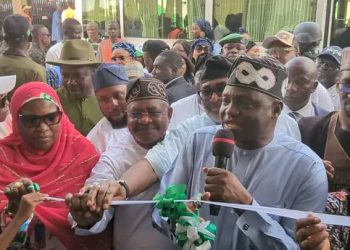 Taraba: APC National Chairman Unveils Party Secretariat, Declares Kefas/Ibrahim ‘Sure Ticket’