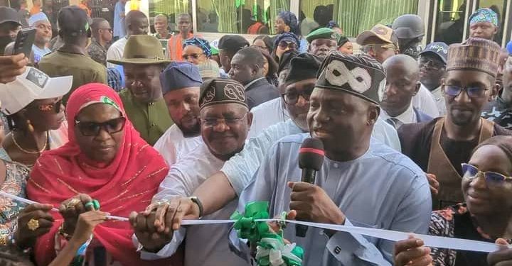 Taraba: APC National Chairman Unveils Party Secretariat, Declares Kefas/Ibrahim ‘Sure Ticket’