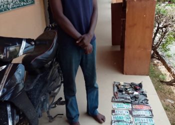NSCDC Arrests Suspected Motorcycle Thief in Kano, Recovers Bike and 11 Number Plates