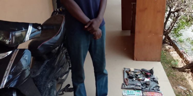 NSCDC Arrests Suspected Motorcycle Thief in Kano, Recovers Bike and 11 Number Plates