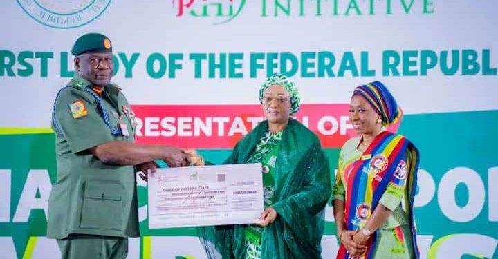 First Lady Gives N819m Support to Widows of Fallen Heroes