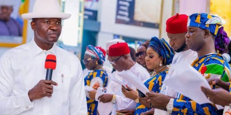 2027: Gov Nwifuru Threatens to Deal ‘Mercilessly’ With LG Chairmen, Ebonyi Residents if APC Loses