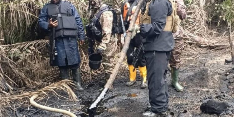 Nigerian Navy Recovers 182,000 Litres of Suspected Stolen Crude Oil In Rivers