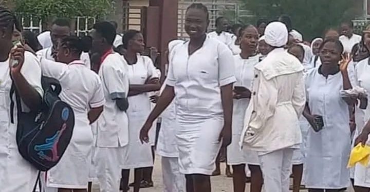 College of Nursing Sciences Students Protest over Security and Rape of Colleague in Jalingo