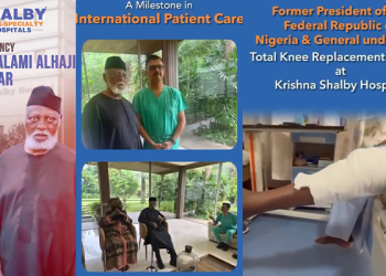 Indian Hospital Uses Ex-Nigerian Leader Abdulsalami Abubakar in Online Commercial for Knee Surgery