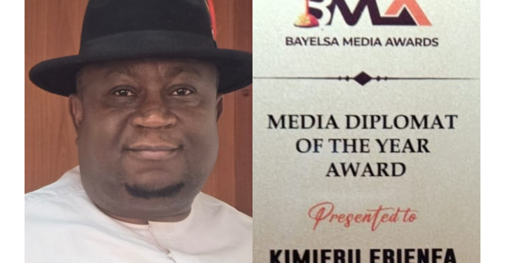 Former Foreign Affairs Spokesperson Ebienfa Bags ‘Media Diplomat of the Year Award’ at Bayelsa Media Awards
