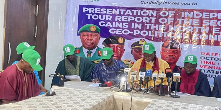 North East: Coalition Releases Report After Tour, Lauds CDS, Troops for Return of Peace