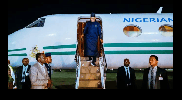 Shettima Arrives in Ekiti for Oyebanji’s Second-Term Inauguration