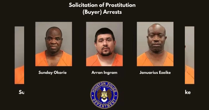 Nigerians Sunday Okerie, Januarous Ezeikwe Arrested for Solicitation of Prostitution in US