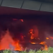 Diesel-Laden Tanker Falls From Otedola Bridge, Catches Fire